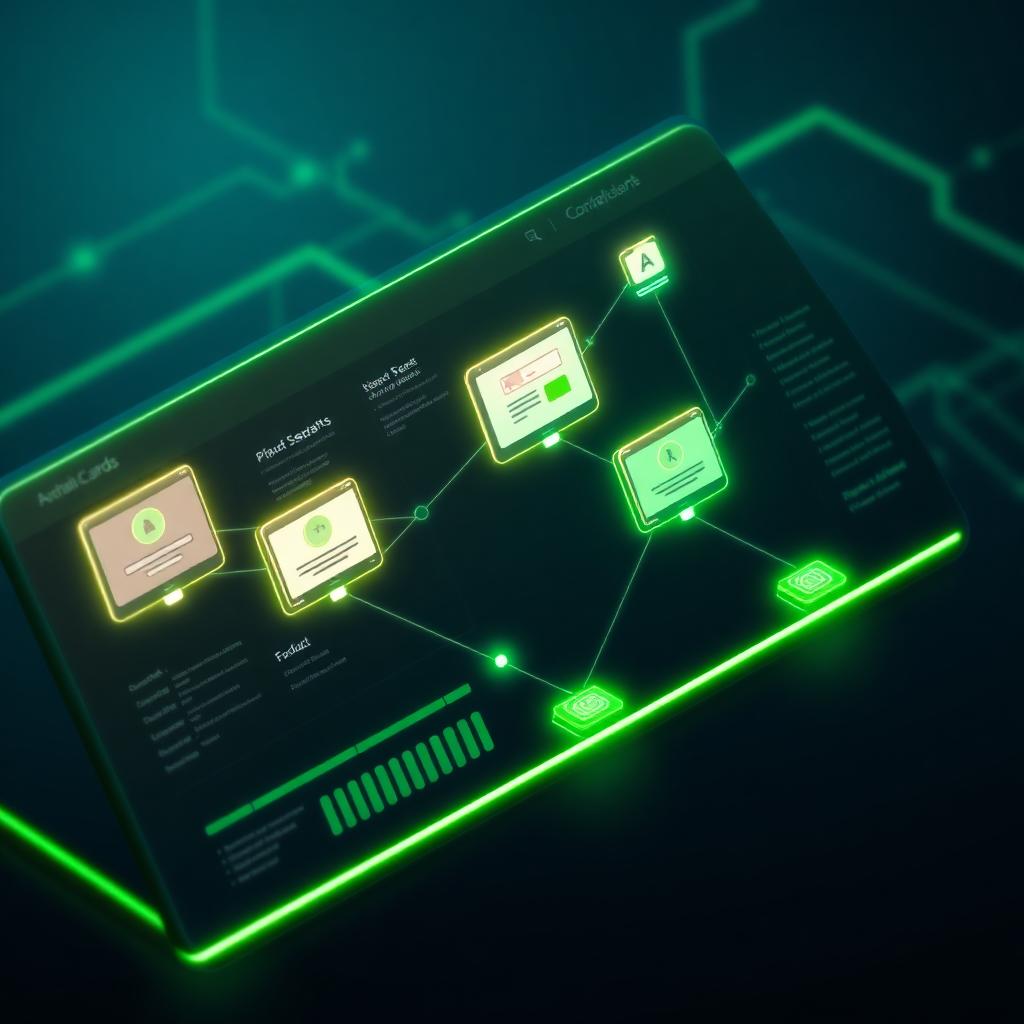Agentic AI ecommerce system visualization